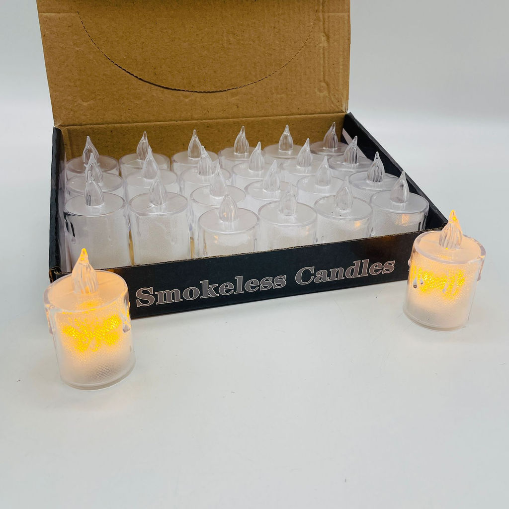 Новогодний декор Ночник - Свеча короткая 6,5 см (24 шт в уп) - Ип лебедев о.ю фото 3