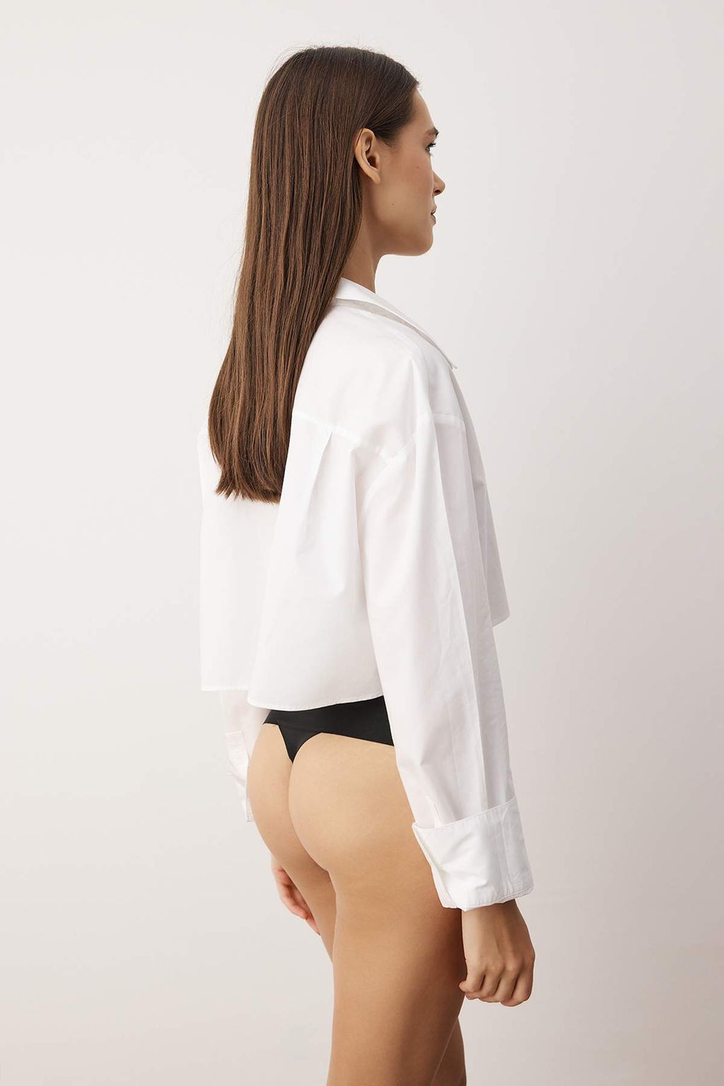 Siyah-Beyaz-Ten 3lu Micro Bask?l? Tanga Kulot THMAW26KU00039 - Trendyolmilla фото 6