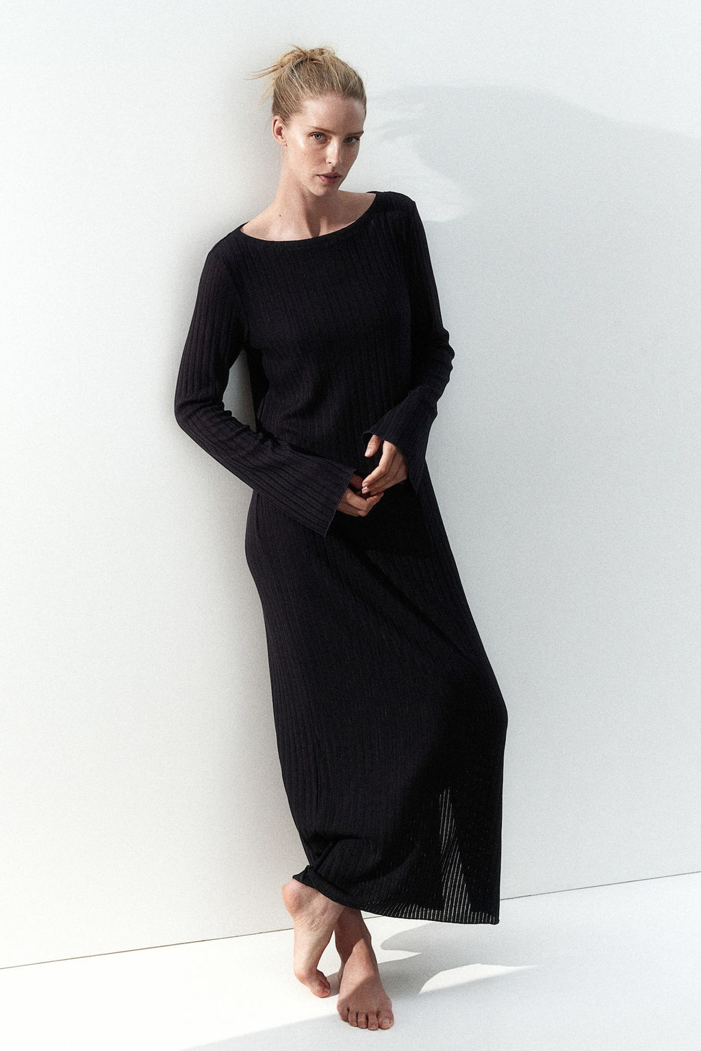 Vestido en punto de canale - H&m фото 3
