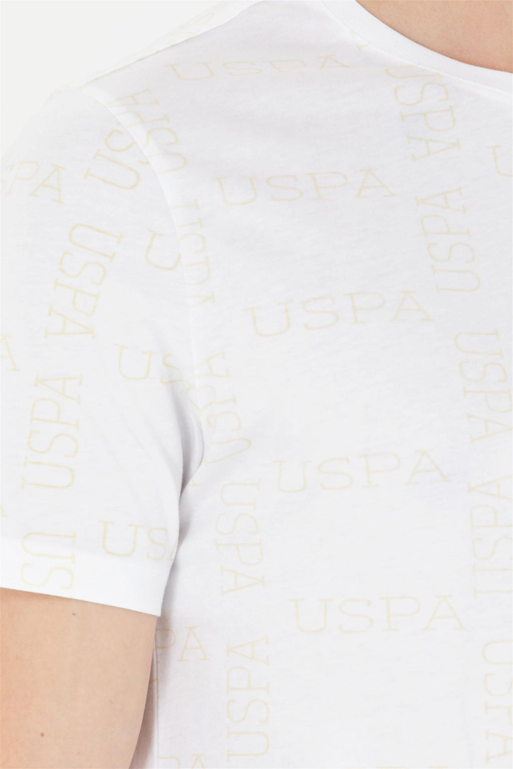 U. S. Polo Assn Мужская белая футболка с круглым вырезом - U.s. polo assn фото 14