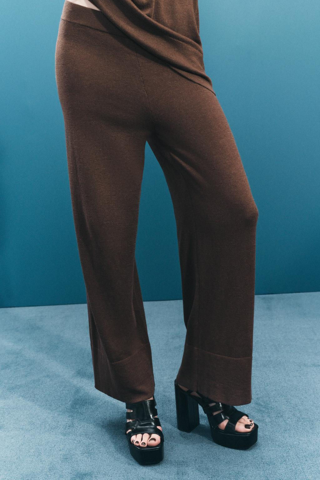 PLAIN KNIT CULOTTES - Zara фото 2