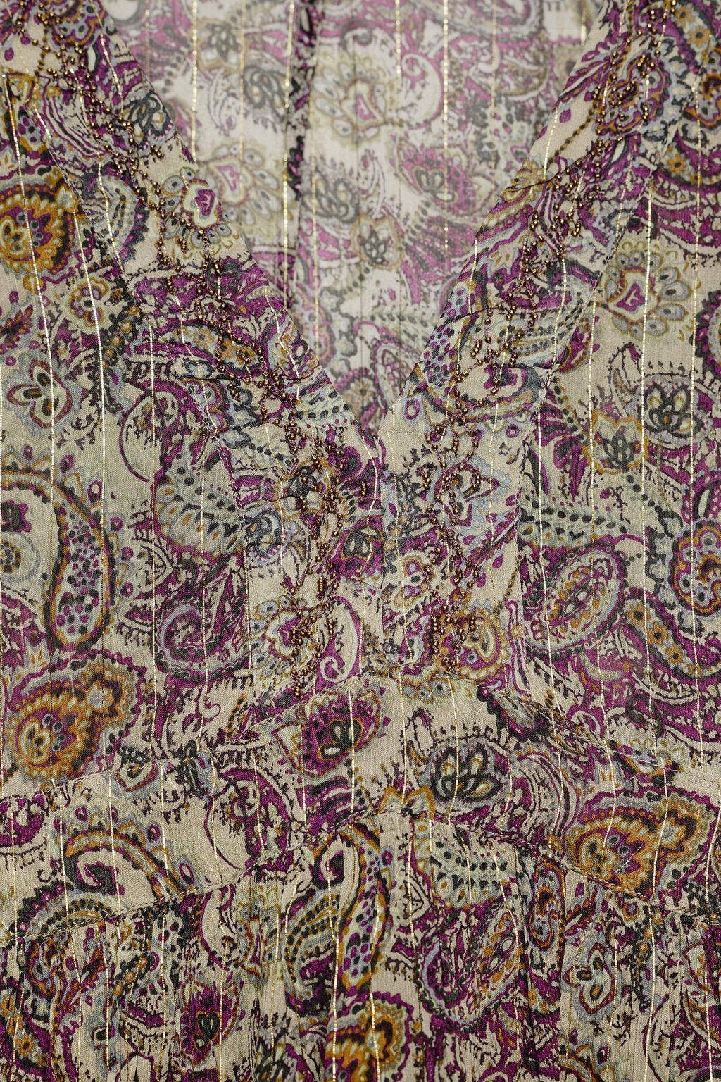 PRINTED BLOUSE WITH METALLIC THREAD - Zara фото 9