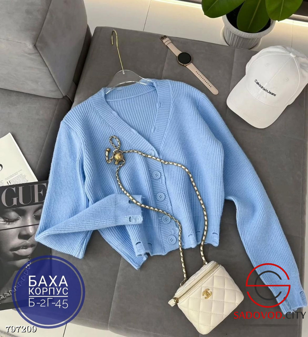 Свитер-кофта на пуговицах - Bruno фото 2