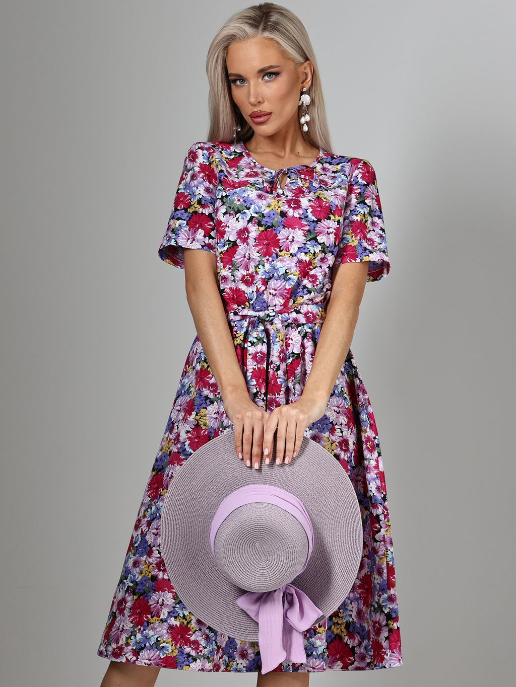 Платье Цветочный роман, кокетка - Dstrend фото 7