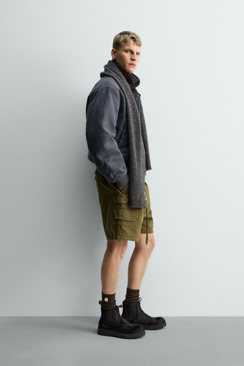 TEXTURED BOMBER JACKET X SR_A - Zara фото 4