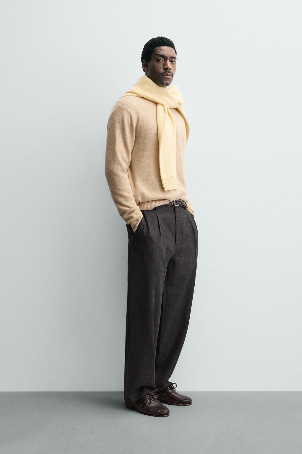 CASHMERE REGULAR FIT JUMPER - Zara фото 4