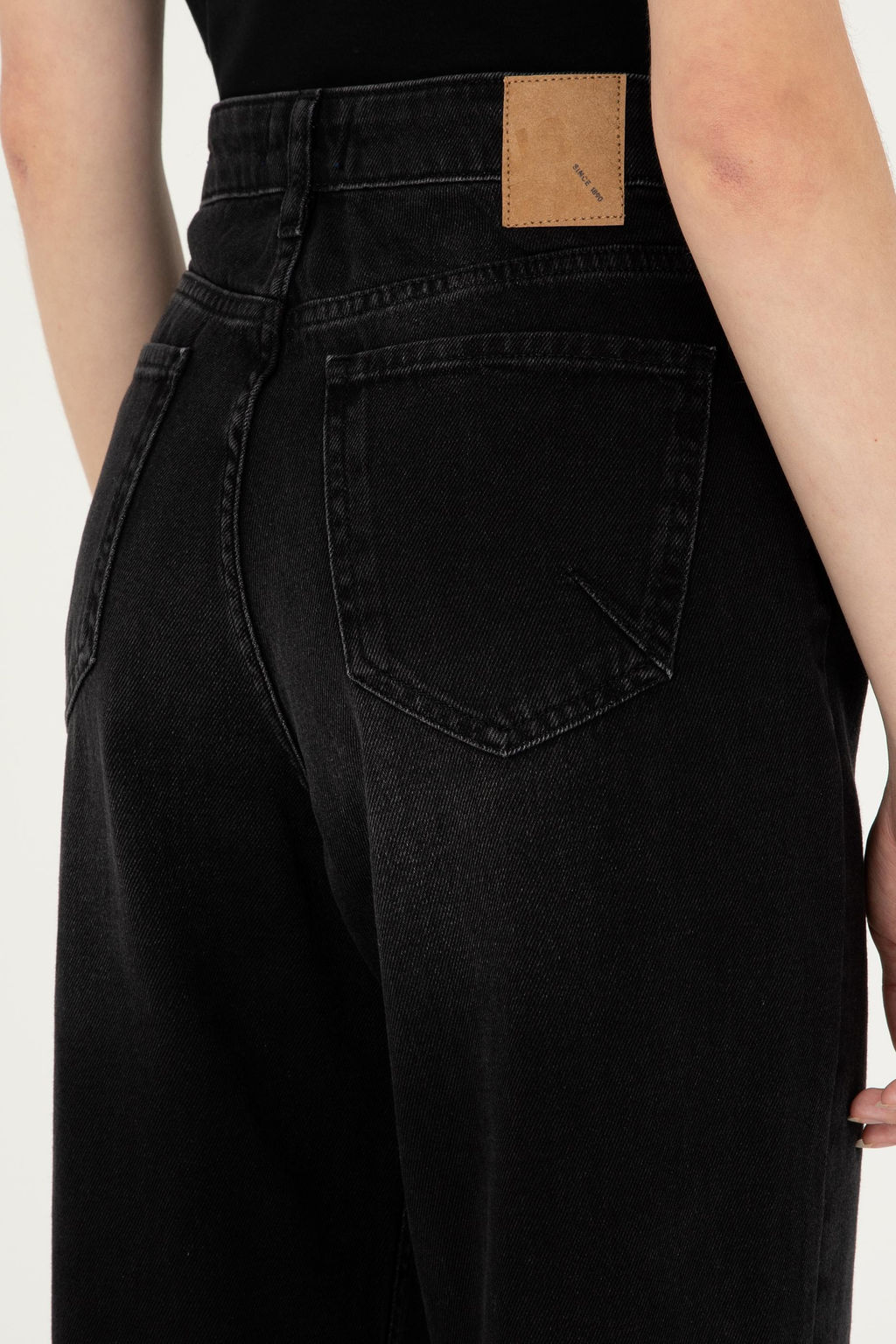Kad_n Siyah Jean Pantolon - U.s. polo assn фото 6