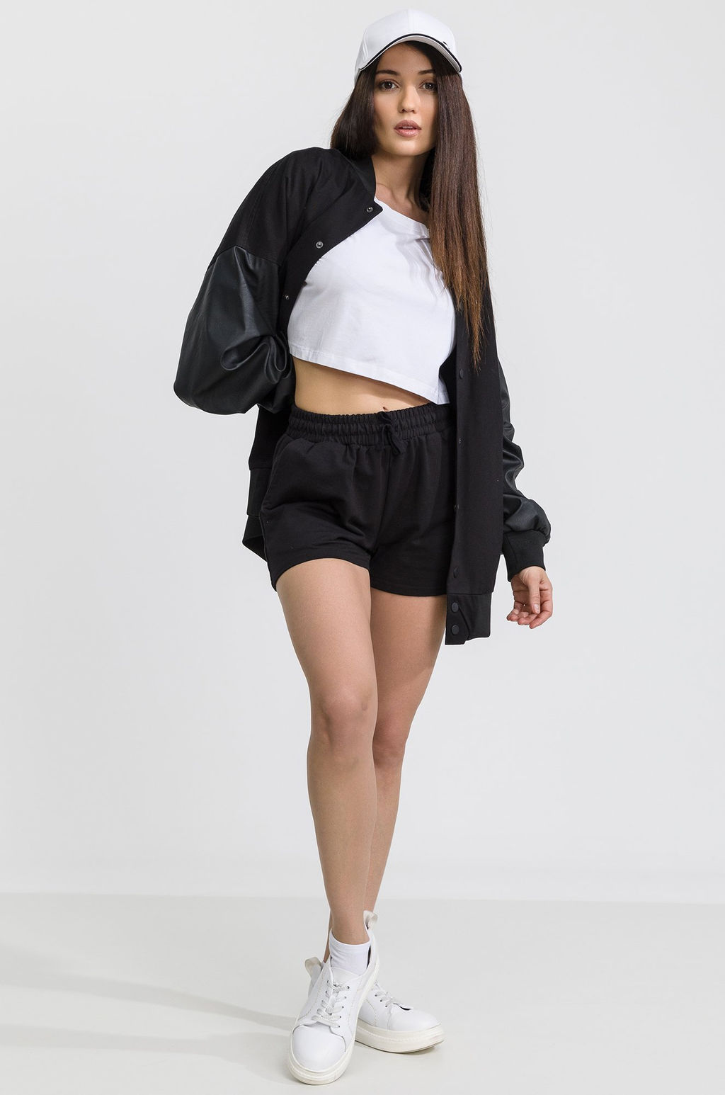 Женские шорты из футера Happy Fox  фото 3