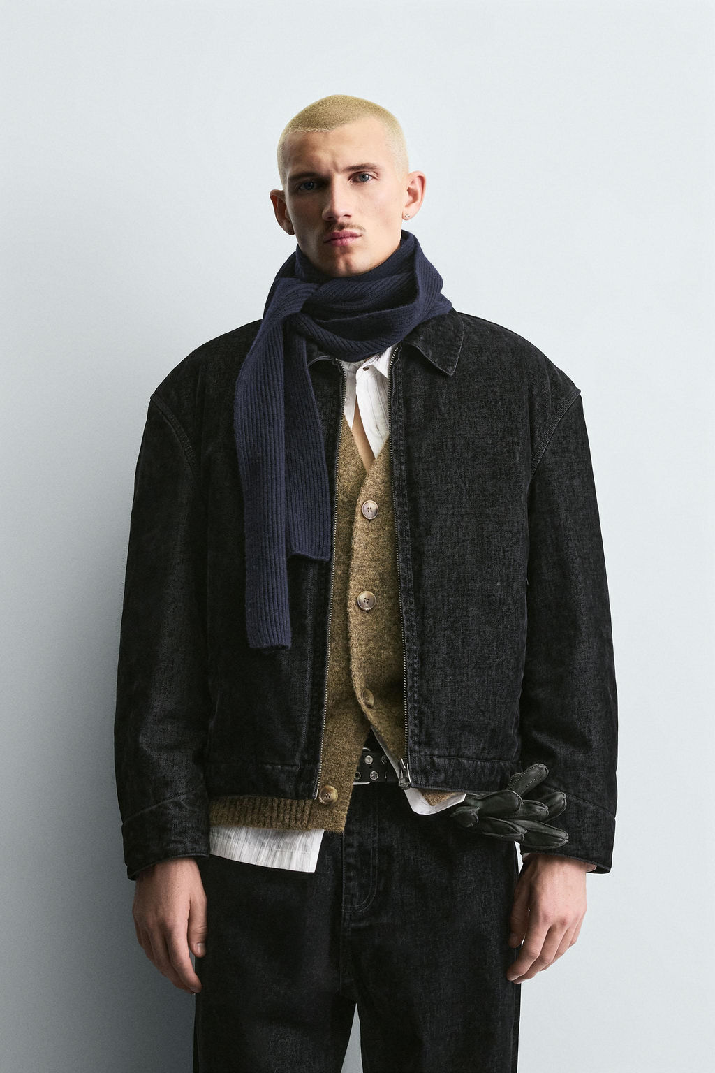 RELAXED FIT VELOUR JACKET - Zara фото 2