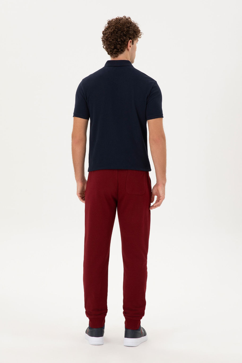 Мужские бордовые спортивные штаны - U.s. polo assn фото 4