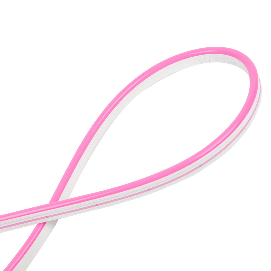 ULS-N11-2835-120LED/m-8mm-IP67-DC24V-10W/m-15M-PINK Светодиодная гибкая герметичная лента. NEON. Катушка 15м. в герметичной упаковке. Розовый свет. ТМ Uniel