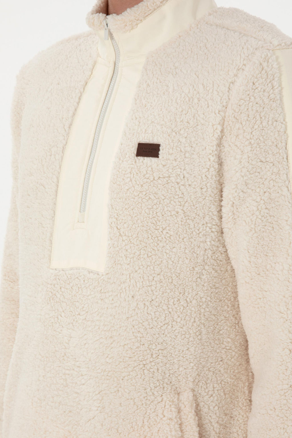 Erkek Krem Sweatshirt Sepette S_rpriz _ndirim - U.s. polo assn фото 7