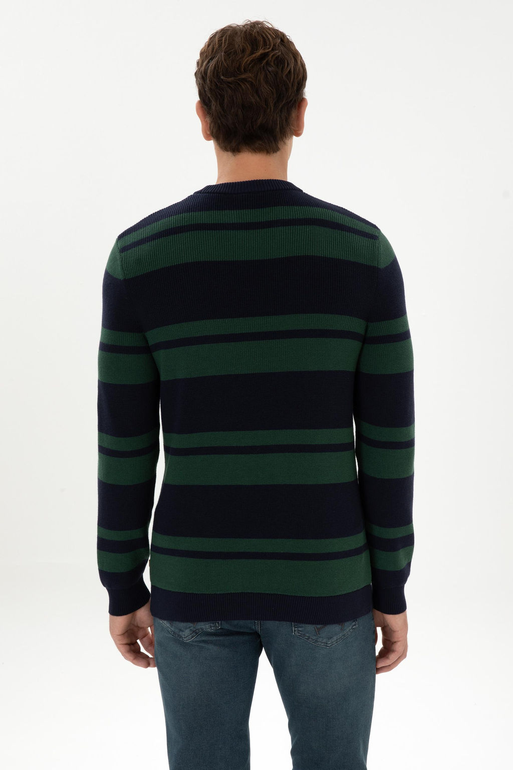 Erkek Regular Fit Bisiklet Yaka Lacivert Kazak - U.s. polo assn фото 5
