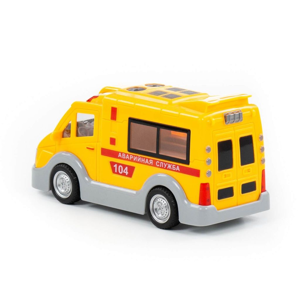 Аварийная служба, автомобиль инерционный (со светом и звуком) (в коробке) - Полесье фото 2