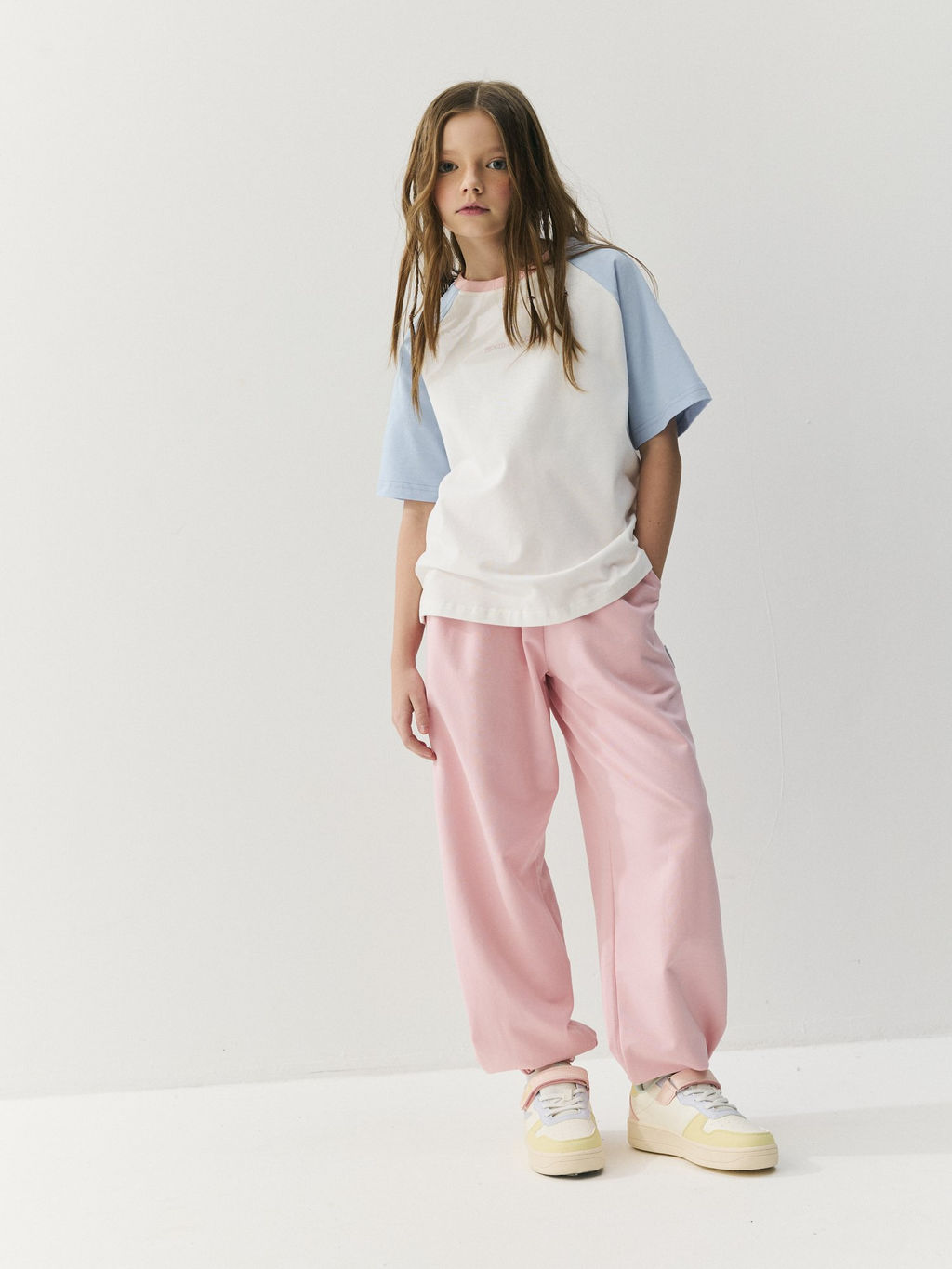 Джоггеры оверсайз облегченные Баблгам 7+ - Bungly фото 4