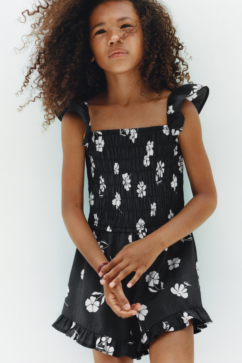 FLORAL SHORT PLAYSUIT - Zara фото 5
