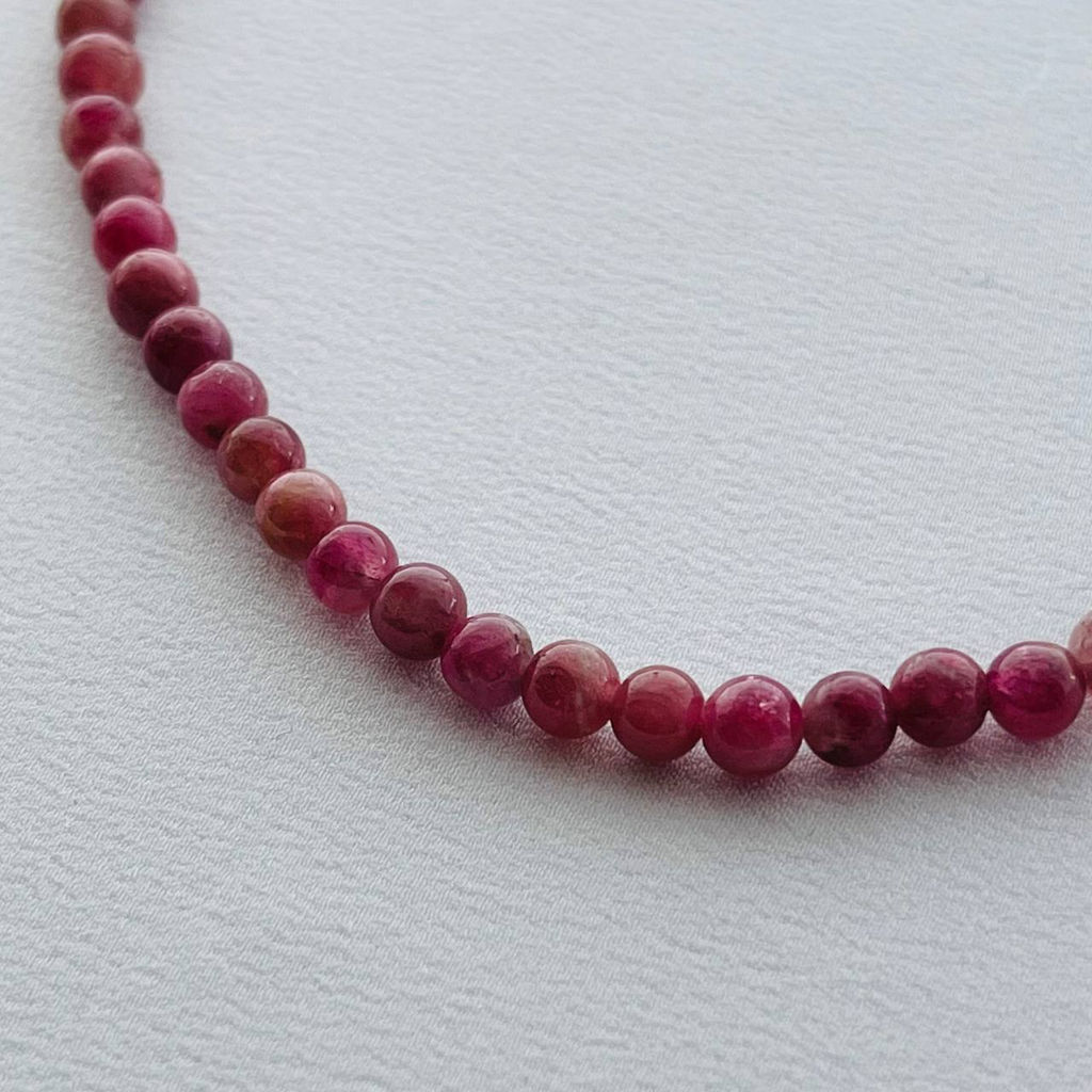 Бусы из розового Турмалина 43 см +