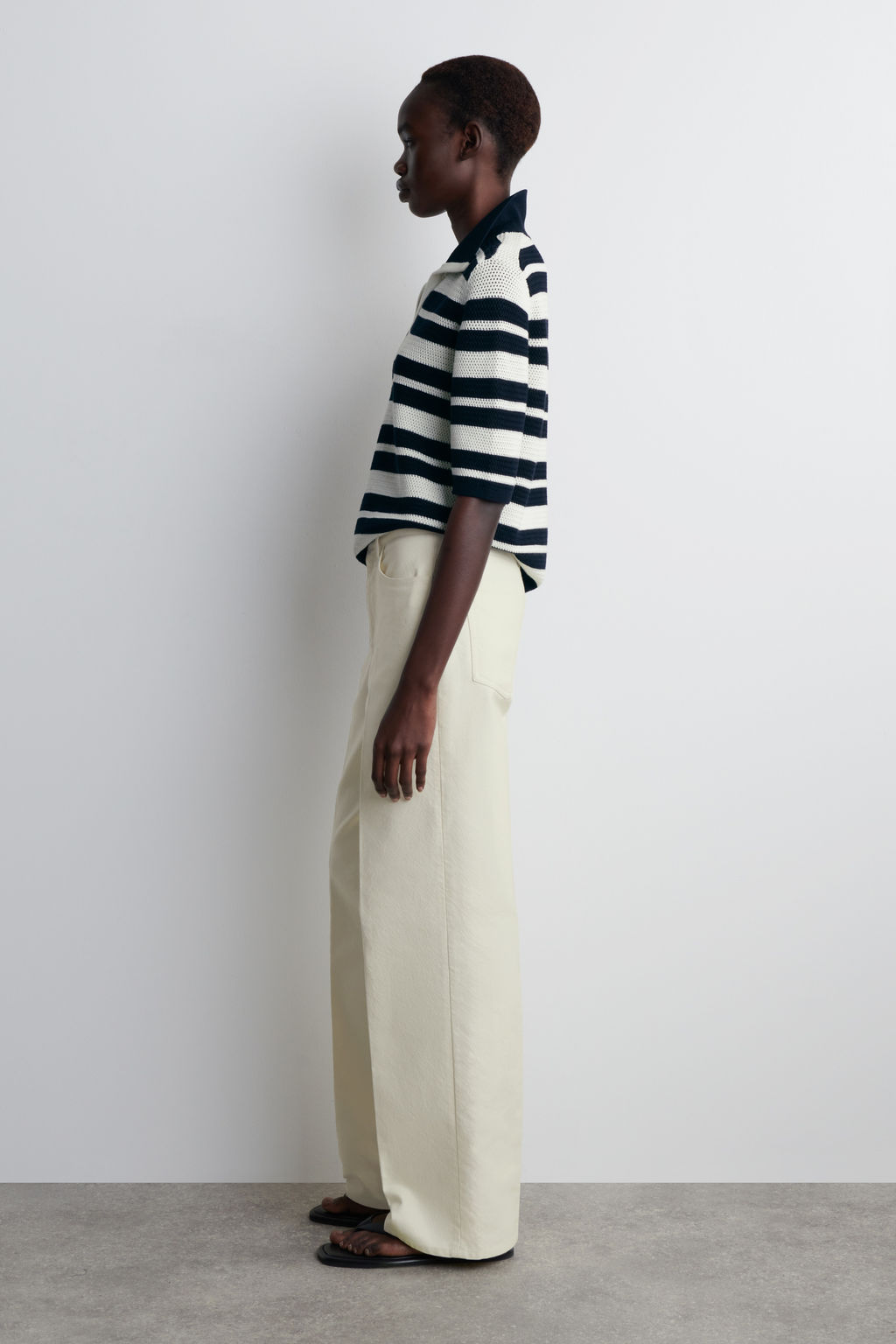 PANTAL?N STRAIGHT LEG DE ALGOD?N - H&m фото 3