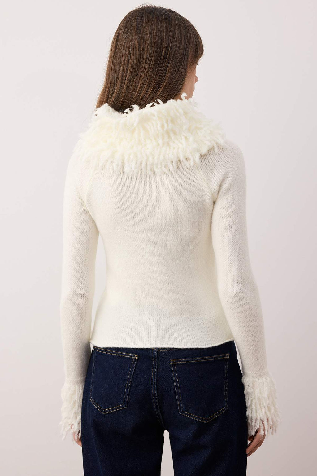 Ekru Triko Kazak TWOAW26KZ00261 - Trendyolmilla фото 6