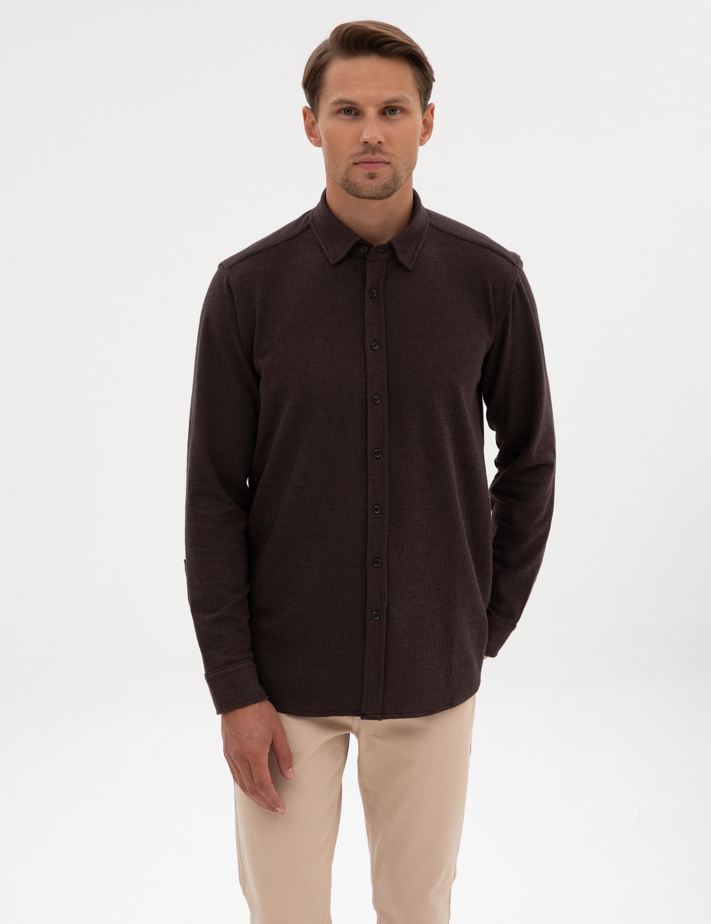 Koyu Kahverengi Regular Fit _rme G_mlek - Pierre cardin фото 3