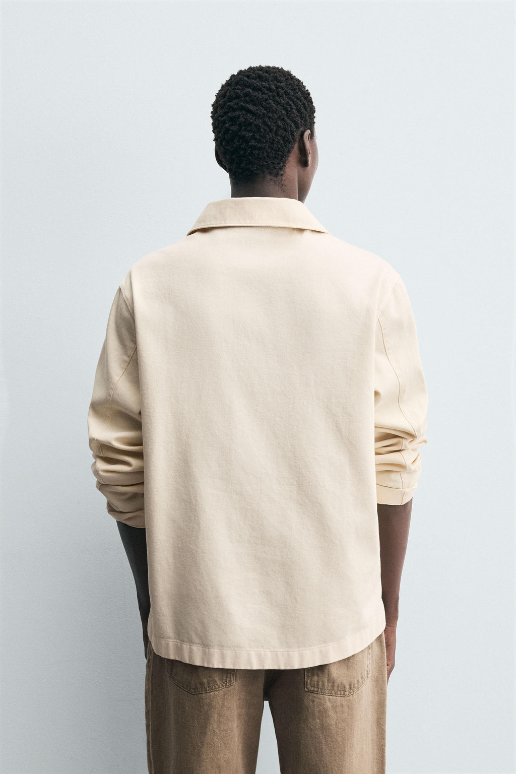 WASHED TEXTURED OVERSHIRT - Zara фото 3