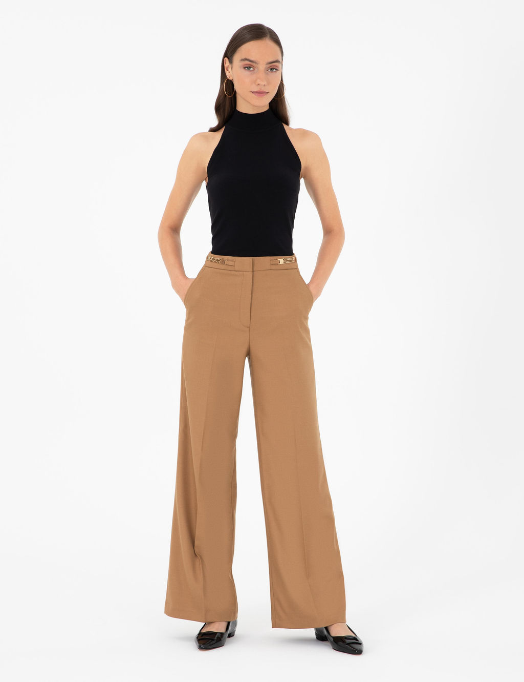 Siyah Slim Fit Triko Bluz - Pierre cardin фото 4