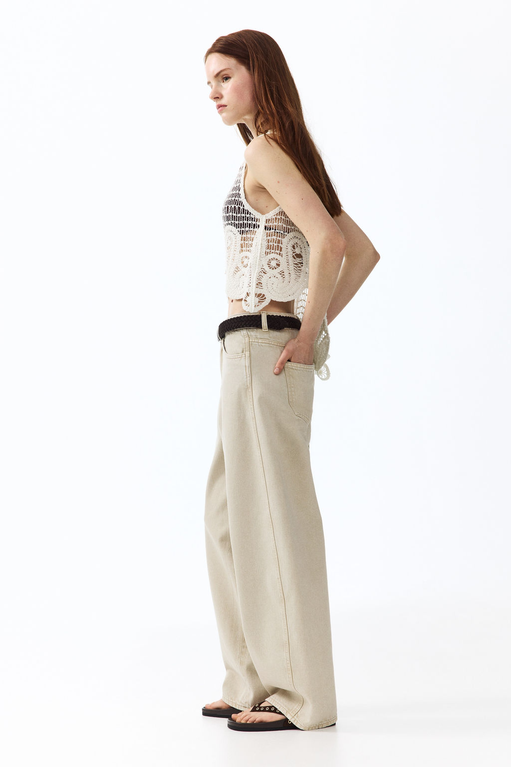 Barrel High Waist Jeans - H&m фото 8