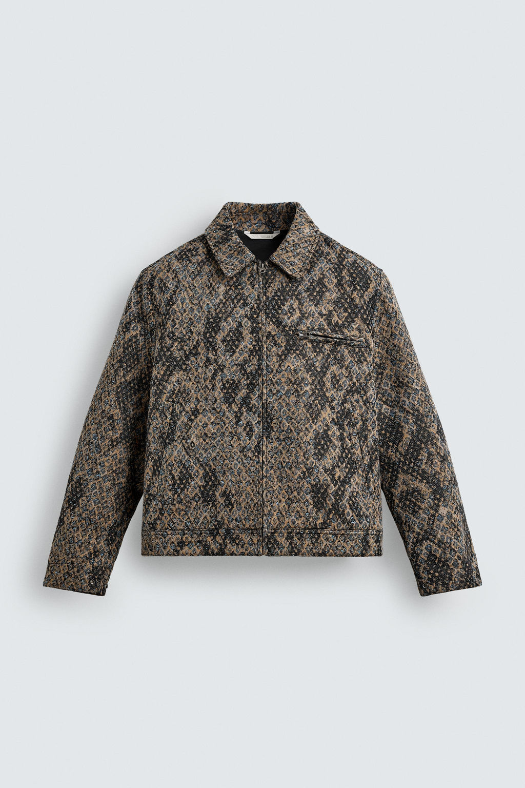 JACQUARD TEXTURED JACKET - Zara фото 7