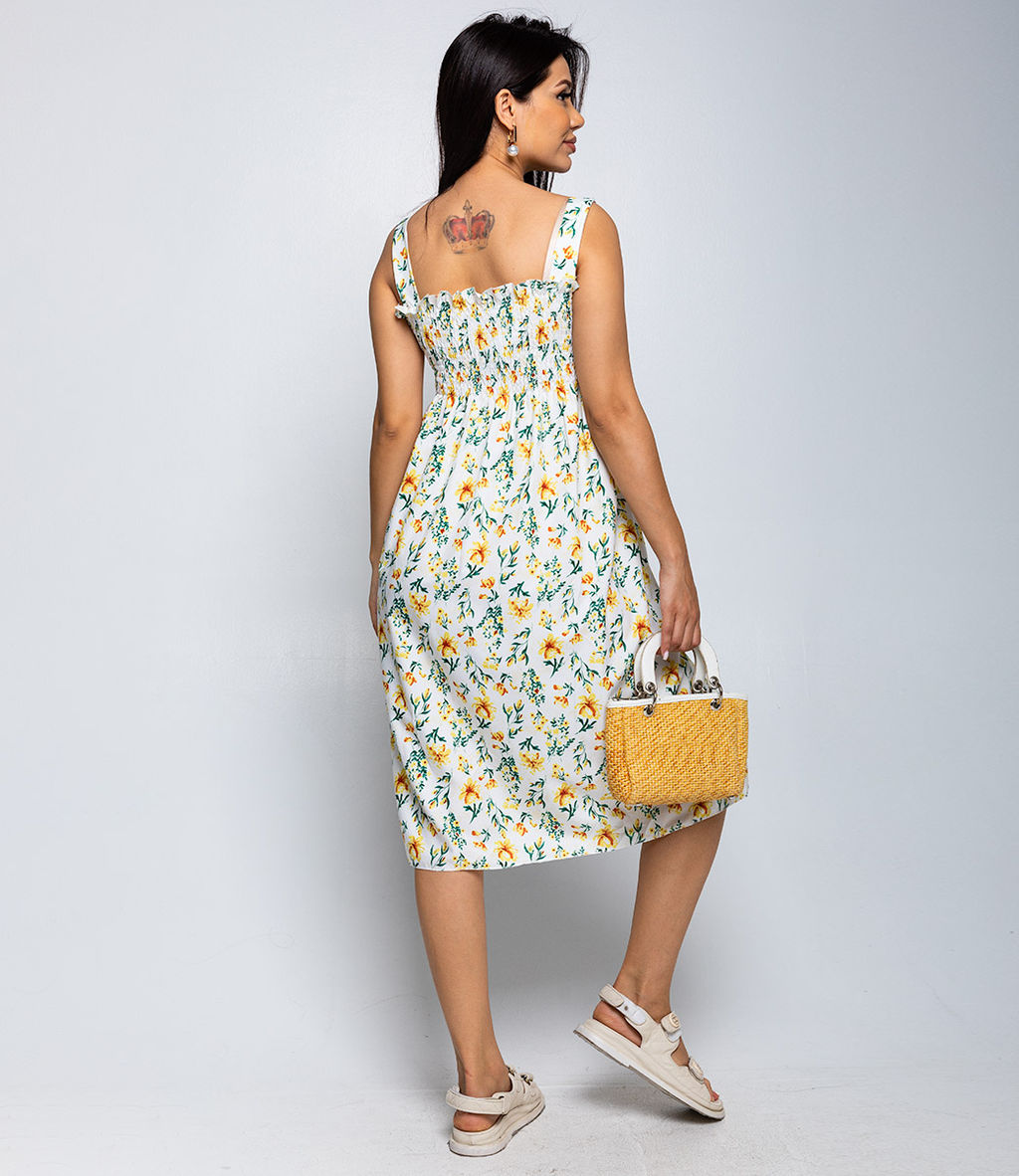 Сарафан #КТ801 (9)-1, белый - Dommod фото 4