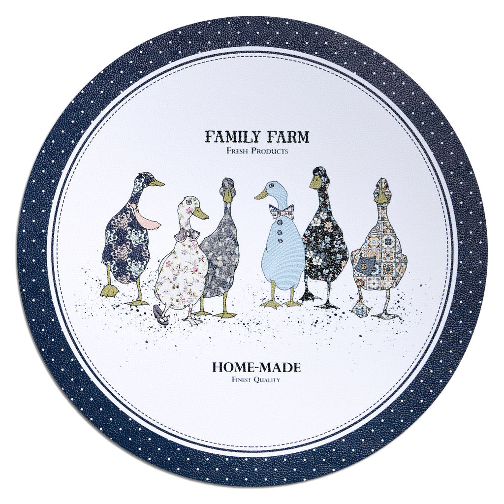 НАБОР ПОДСТАНОВОЧНЫХ САЛФЕТОК FAMILY FARM ИЗ 4 ШТ., ДИАМЕТР=38 СМ - Lefard фото 7