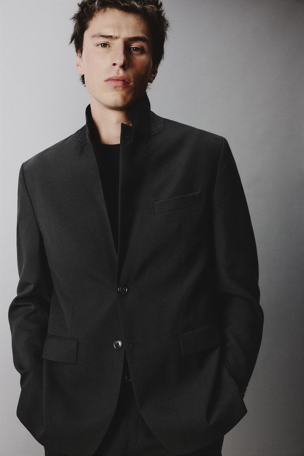 WOOL BLEND SUIT BLAZER - Zara фото 13