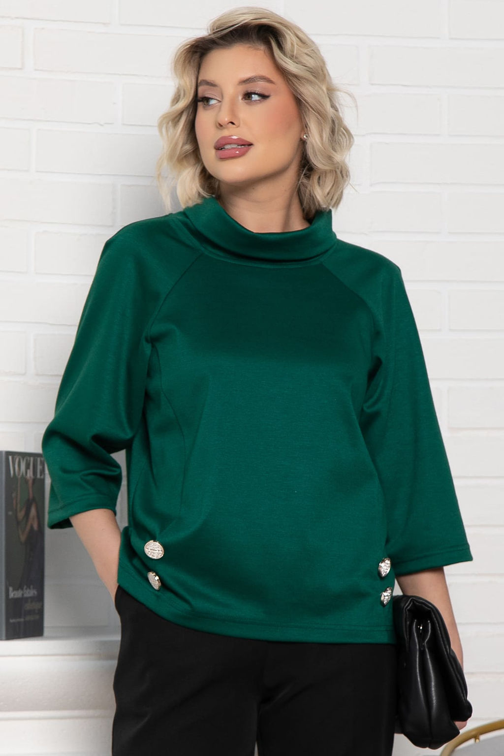 Джемпер Эдельвейс (бордовый) Б15003-18М - Lt collection фото 14