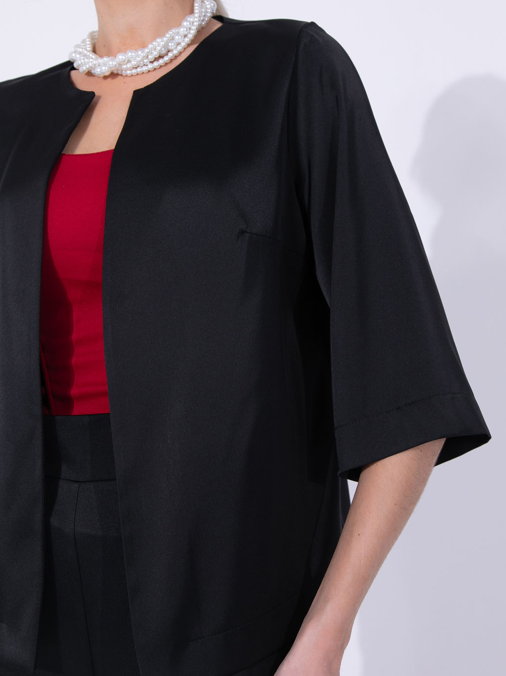 Костюм Итальянский шик 2 (чёрный) - Эльза фото 6