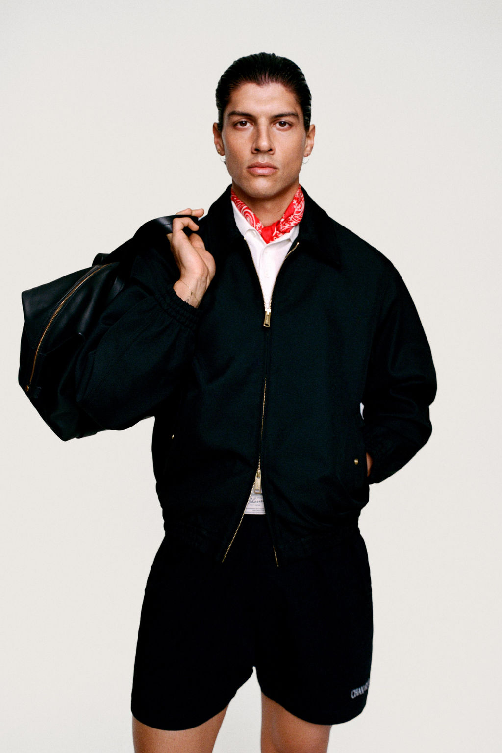 CAZADORA BOMBER ESTRUCTURA WILLY CHAVARRIA X ZARA / Negro  фото 2