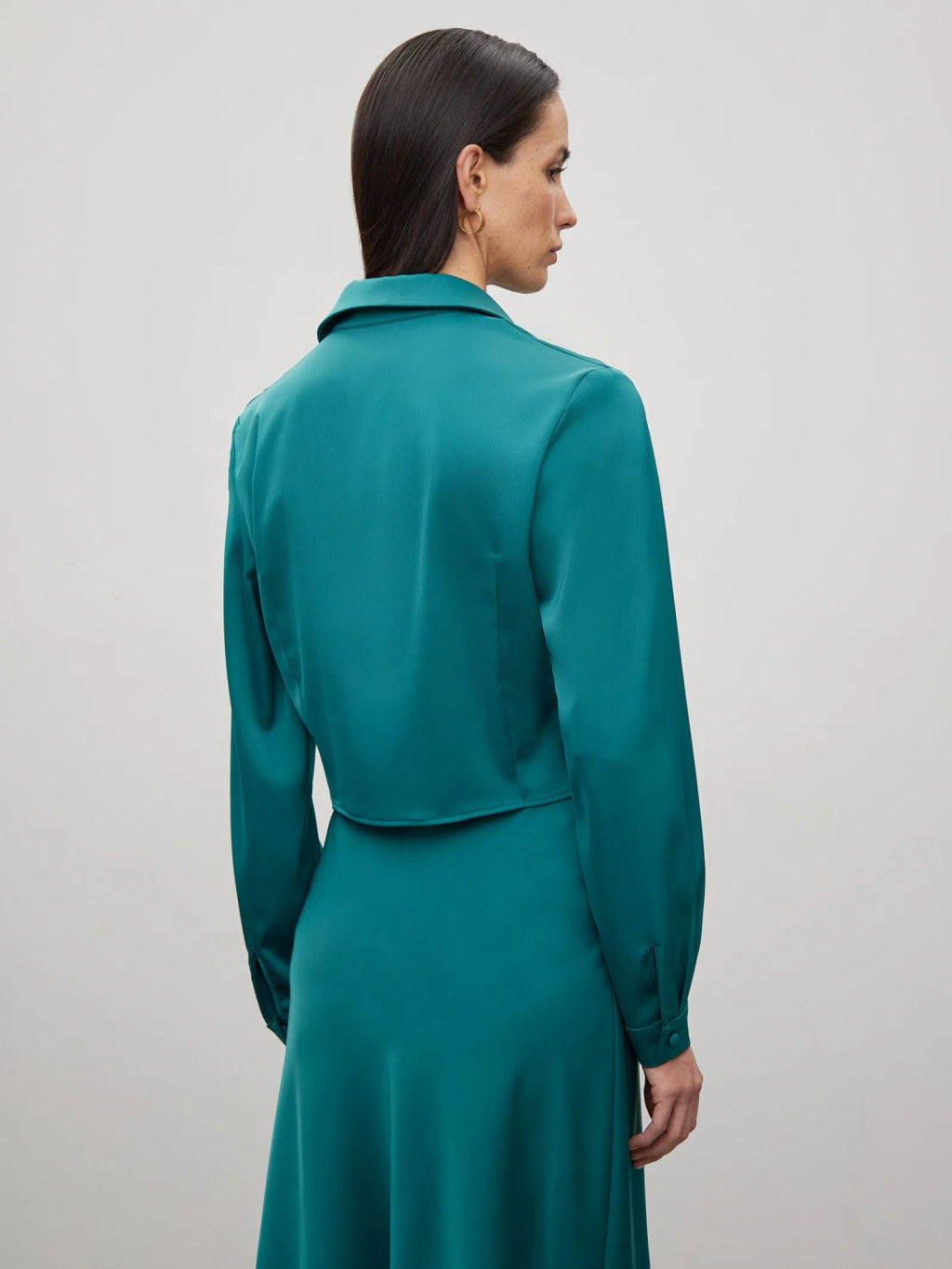 ЕМКА / Рубашка однотонная - Emka фото 4