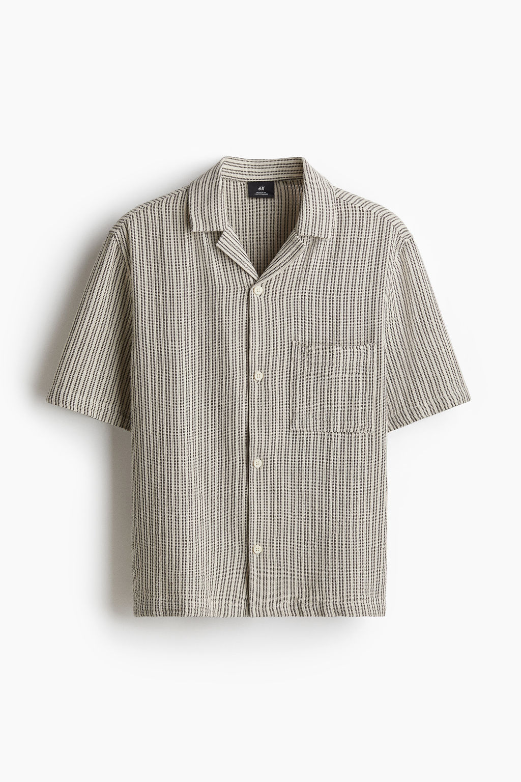 Camisa resort con textura Regular Fit - H&m фото 3
