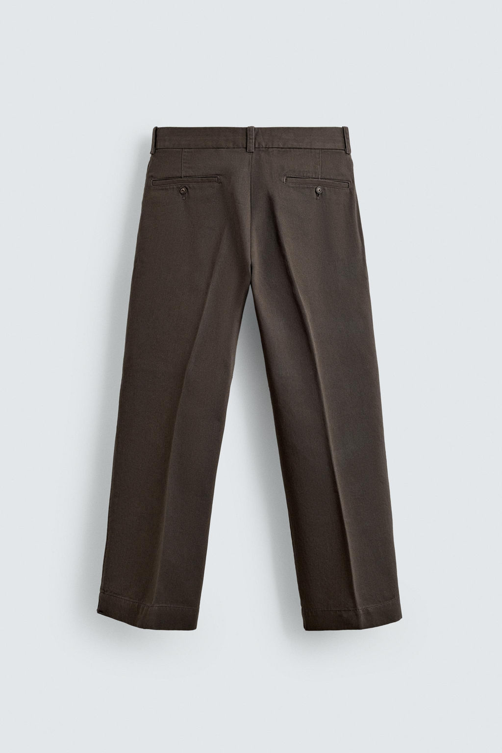 ORIGINS TWILL CHINO TROUSERS - Zara фото 8