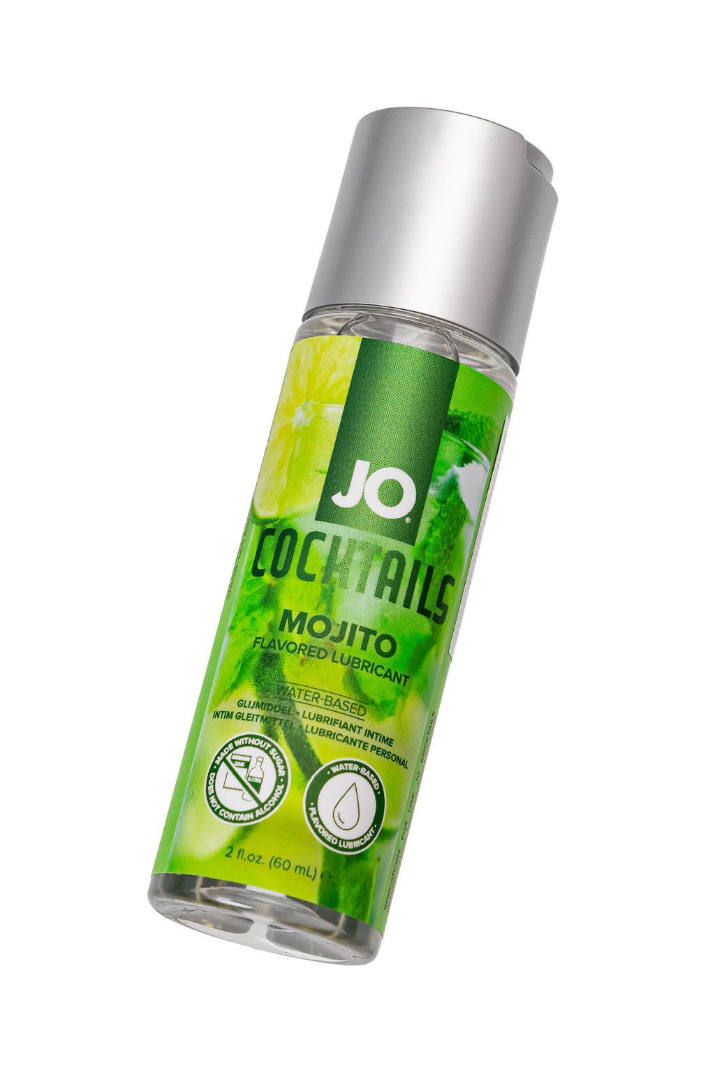 Съедобный лубрикант со вкусом коктейля Мохито JO H2O MOJITO, 60 мл