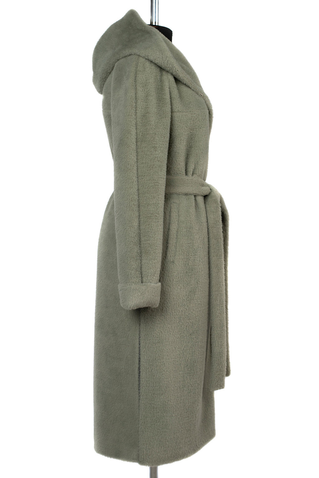 Пальто женское демисезонное (пояс) в составе ШЕРСТЬ - El podio фото 9