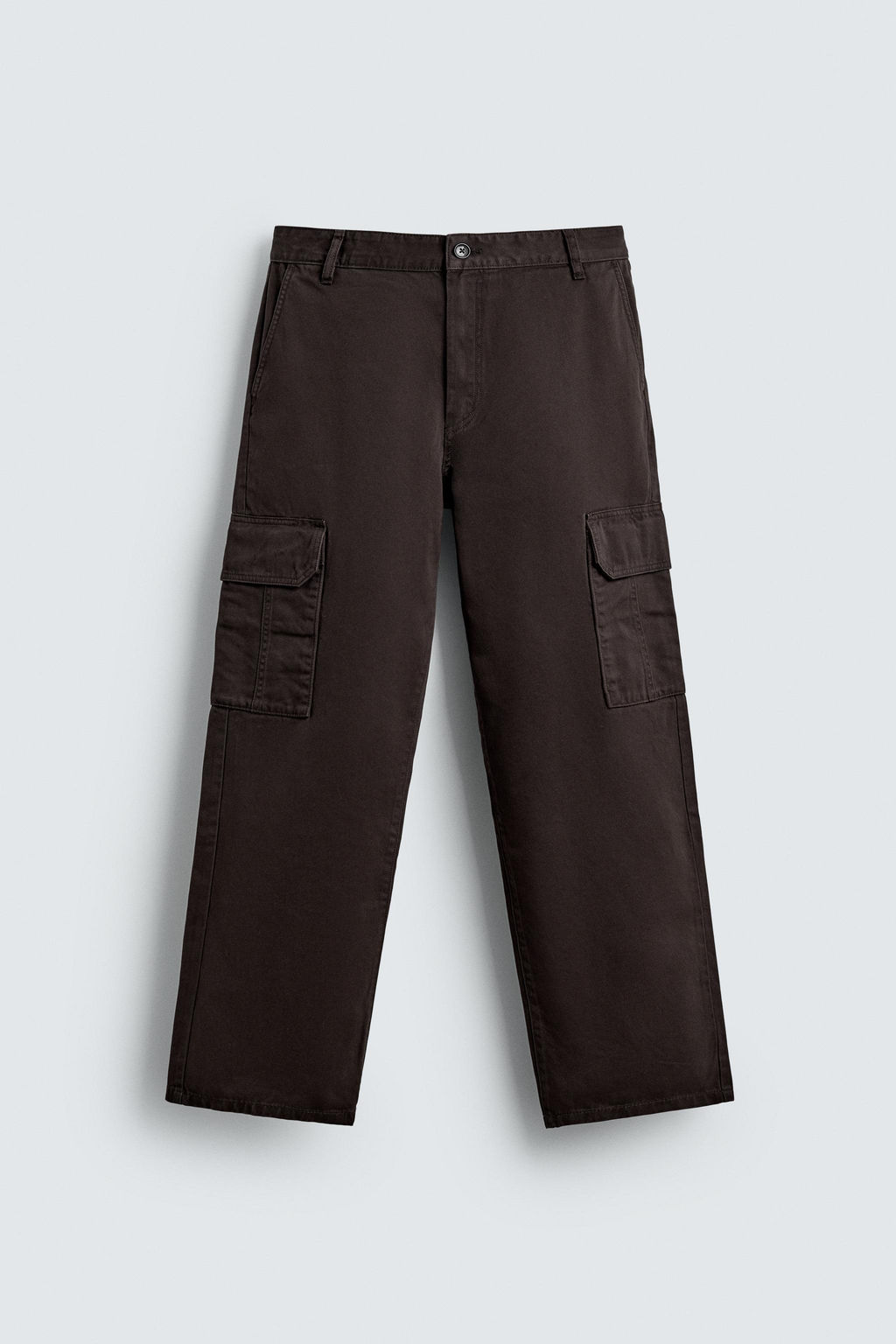 TWILL CARGO TROUSERS - Zara фото 6