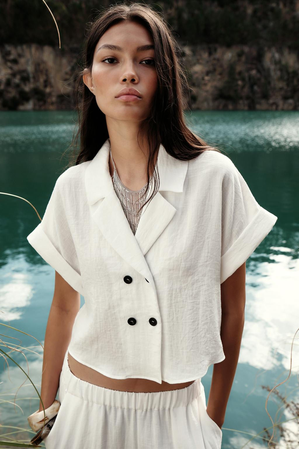 CROSSOVER SHORT SHIRT - Zara фото 6