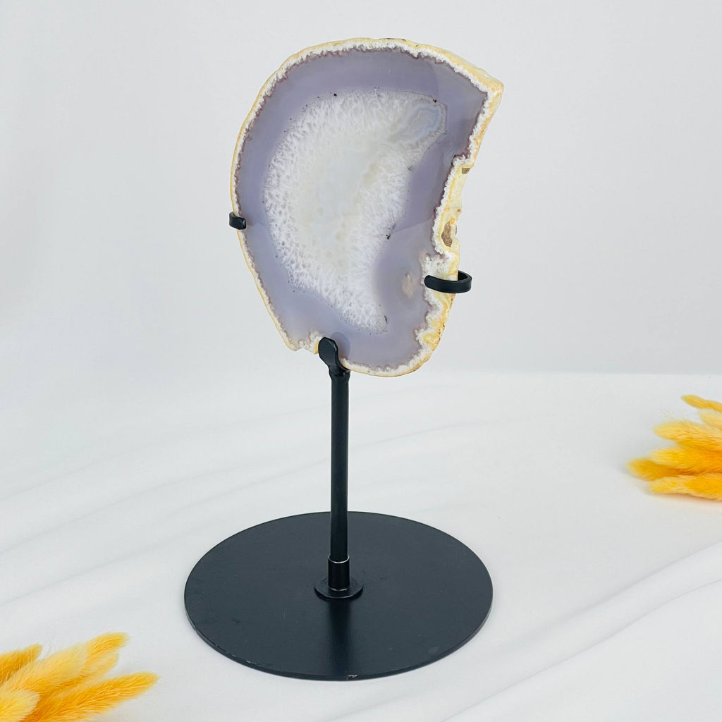 Срез Агата на подставке - Радуга самоцветов фото 3