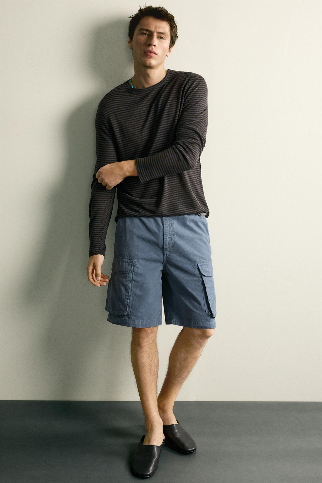 CAMISETA JACQUARD RAYAS C??AMO - VISCOSA / rayas - Zara фото 6