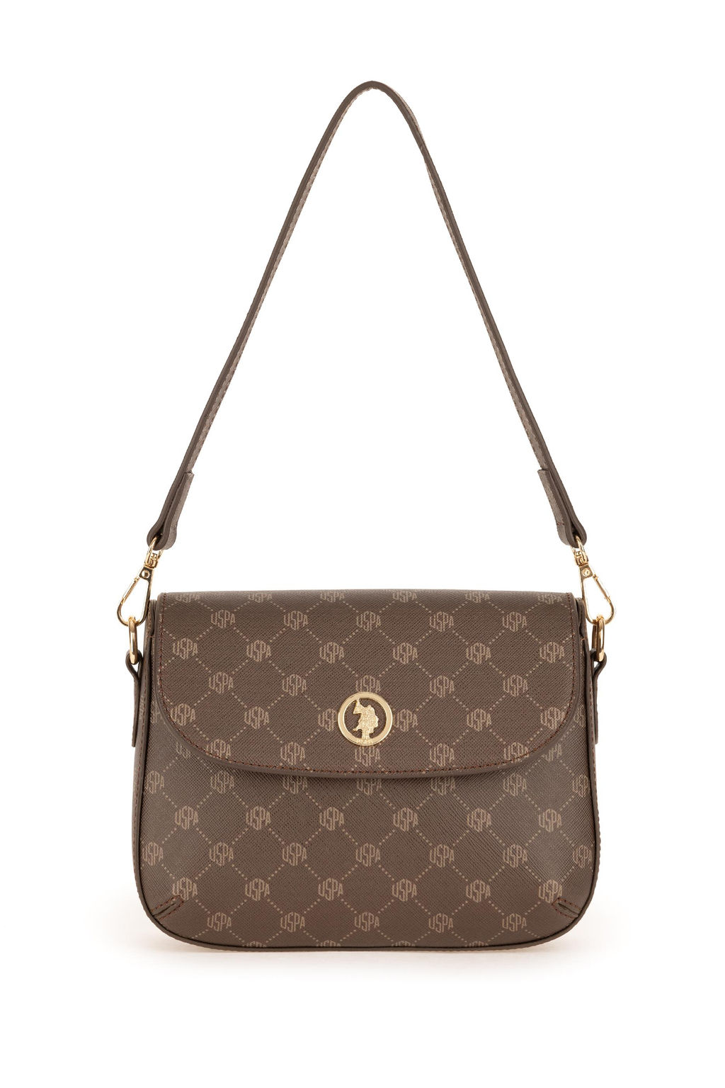 Женская коричневая сумка через плечо Неожиданная скидка в корзине - U.s. polo assn фото 6