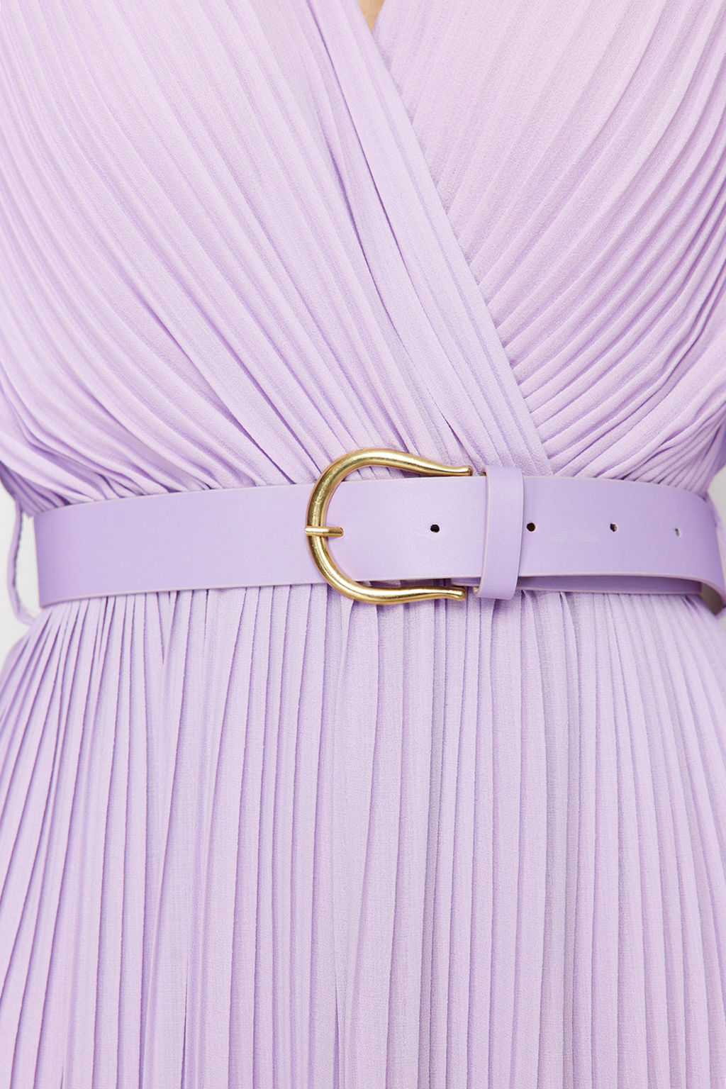 TRENDYOLMILLA Siyah Kemerli A Kesim Piliseli Maxi Astarl? Sifon Dokuma Elbise TWOAW24EL00471  фото 5