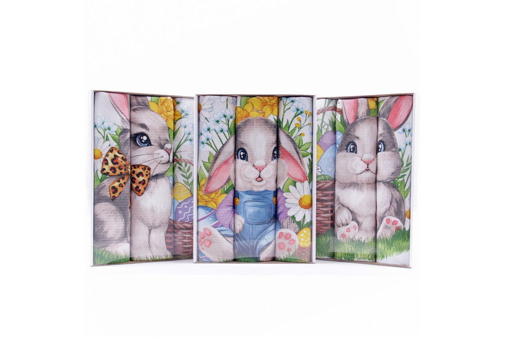 Набор вафельных полотенец Купон 3 шт. в коробке 29354-1 тк - Наталья-текстиль фото 2