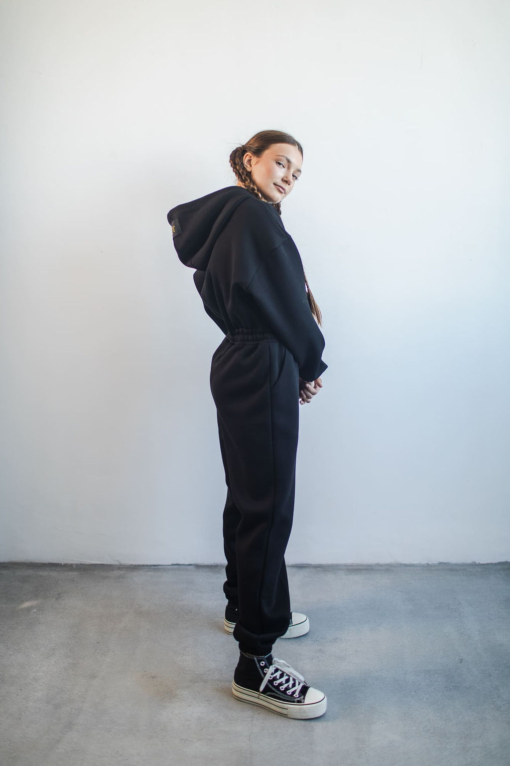 Комбинезон с нагрудными карманами Уголь 7+ - Bungly фото 6