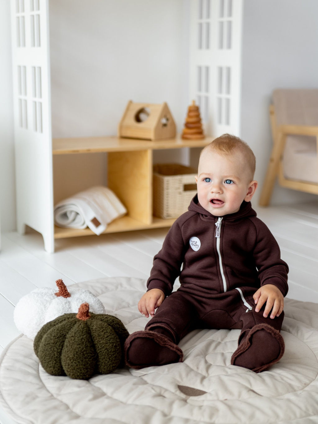 Комбинезон Шоколад утепленный 0+ - Bungly фото 4