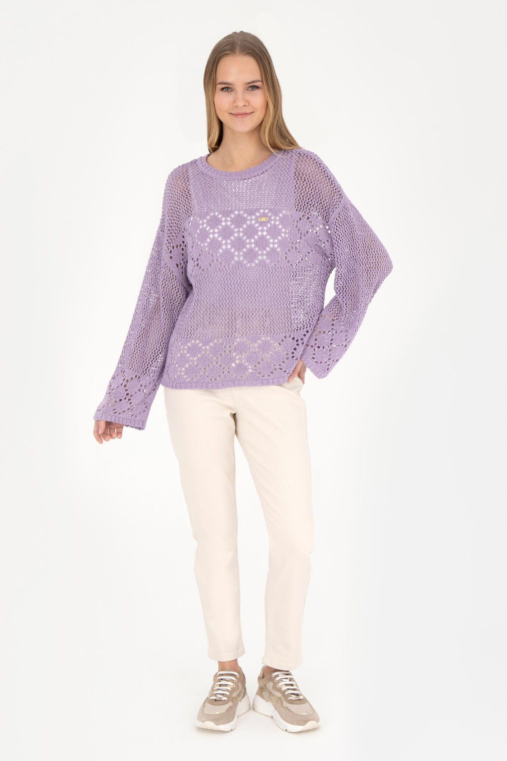 Женский сиреневый свитер - U.s. polo assn фото 11