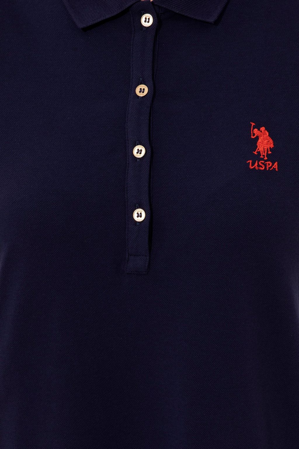 Женское темно-синее вязаное платье - U.s. polo assn фото 5